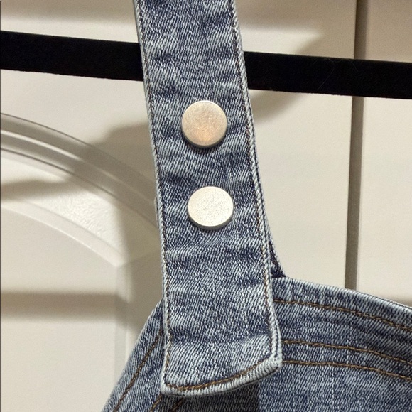 Versatile Denim and Plaid Maxi Dress - Picture 3 of 11